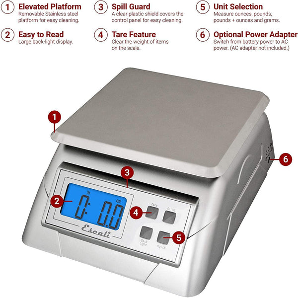 Escali Alimento Digital Scale – The Seasoned Gourmet