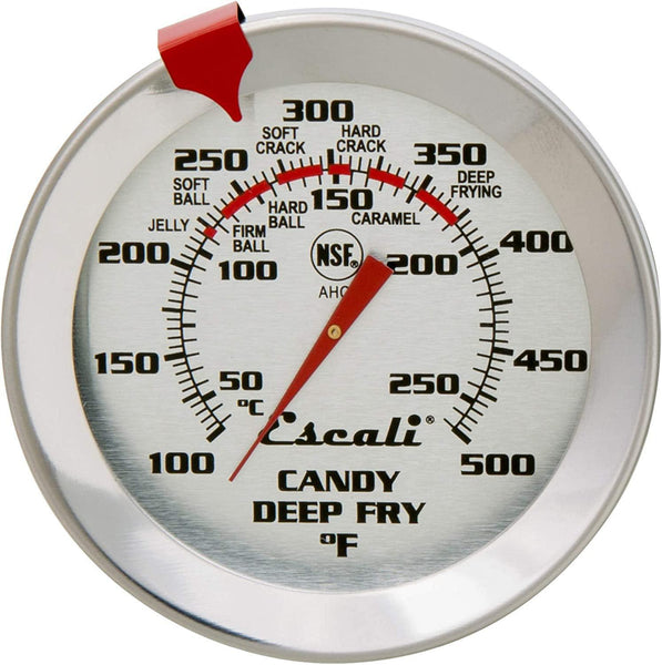 Taylor Candy and Deep Fry Dial Thermometer with Adjustable Pan Clip  Stainless Steel 