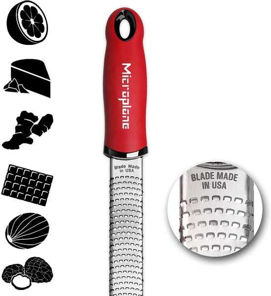 Microplane Artisan Coarse Grater Red