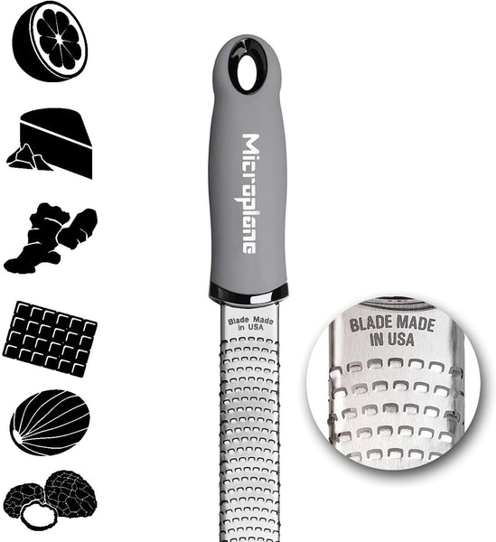 Microplane Grater Premium Classic Series Zester - Grey