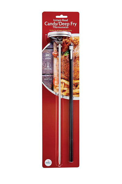 HIC Easy-Read Glass Tube Candy / Jelly Deep Fry Thermometer with