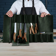 The Professional's Leather Knife Roll