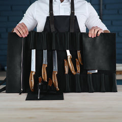 The Professional's Leather Knife Roll