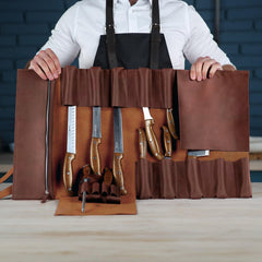 The Professional's Leather Knife Roll