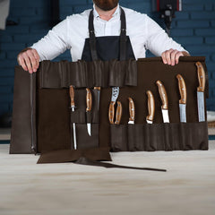 The Professional's Leather Knife Roll