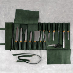 The Professional's Leather Knife Roll