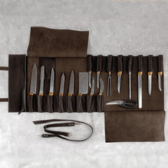 The Professional's Leather Knife Roll