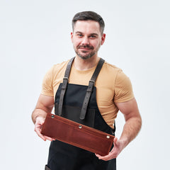 Personalized Leather Chefs Knife Case