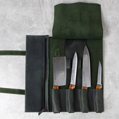 The Professional's Leather Knife Roll