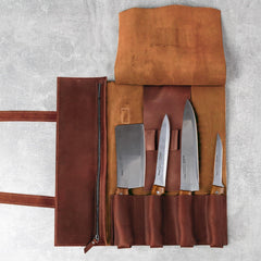 The Professional's Leather Knife Roll