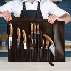 The Professional's Leather Knife Roll