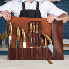 The Professional's Leather Knife Roll