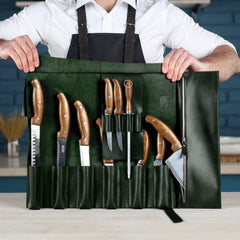 The Professional's Leather Knife Roll