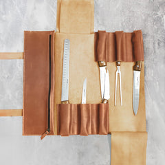 The Professional's Leather Knife Roll