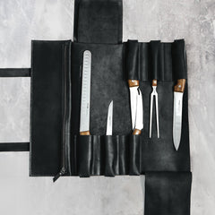 The Professional's Leather Knife Roll