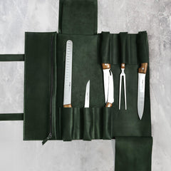 The Professional's Leather Knife Roll