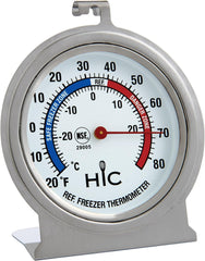 Fridge/Freezer Thermometer (2.5 inch face)