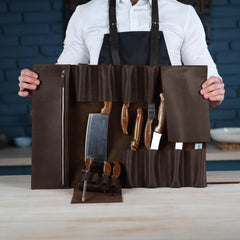 The Professional's Leather Knife Roll