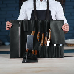 The Professional's Leather Knife Roll