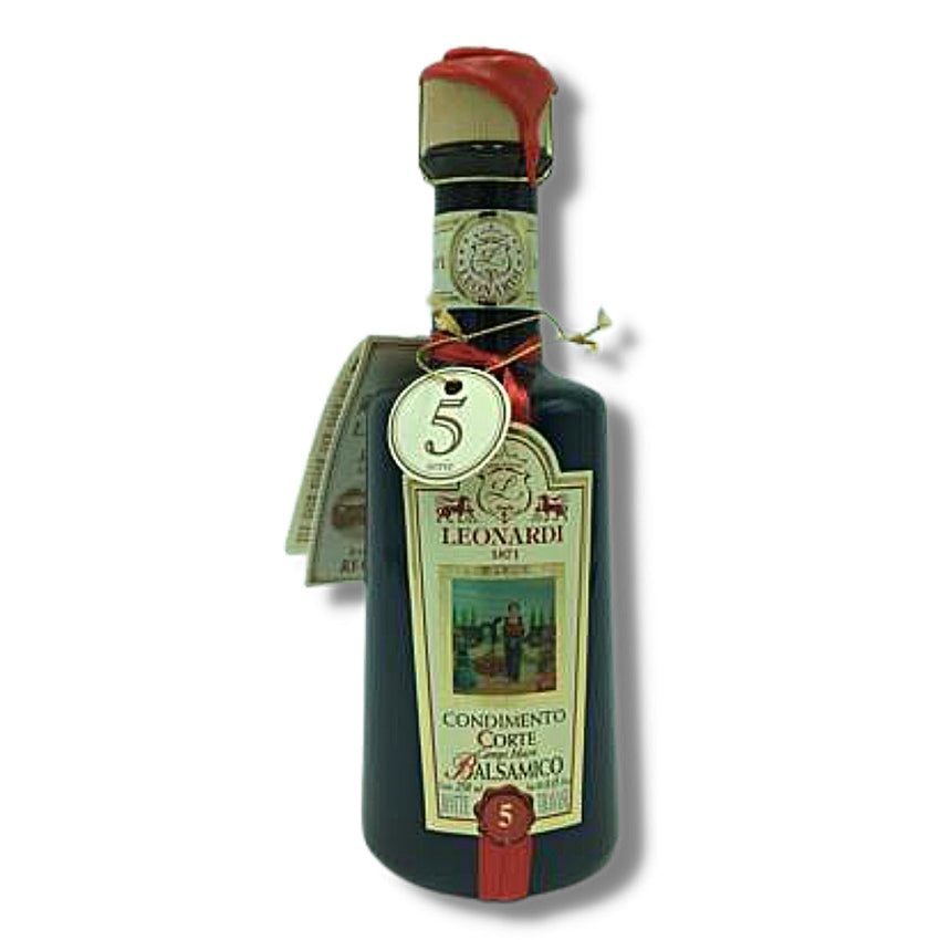 Acetaia Leonardi La Corte 5 Year Old Balsamic Vinegar 8.45 Ounce. - 250 ml