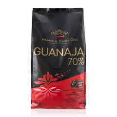 VALRHONA Guanaja 70% Feves - Premium Dark Chocolate Discs