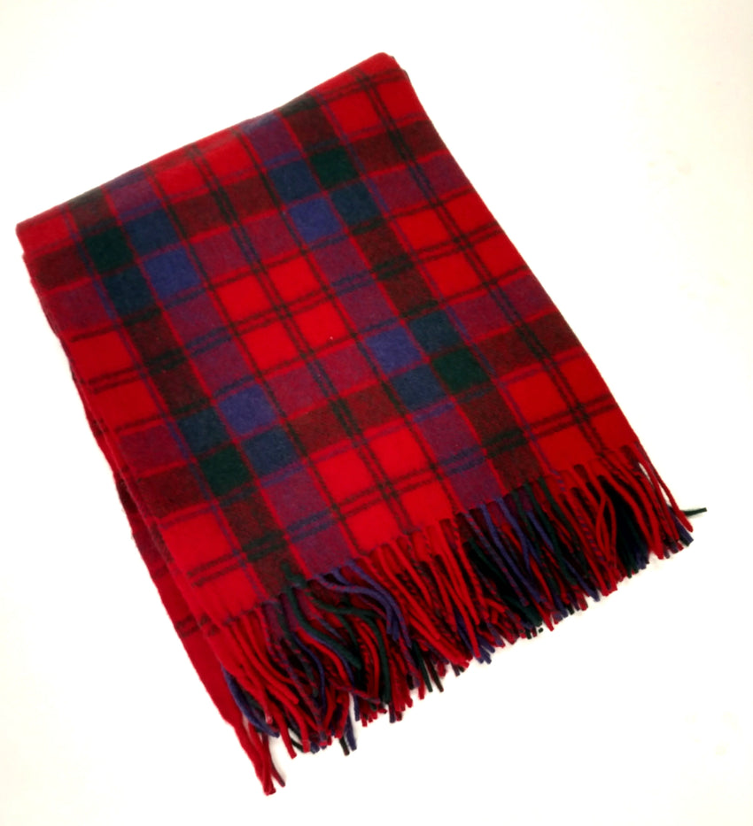"Robertson Red" Wool Blend Blanket