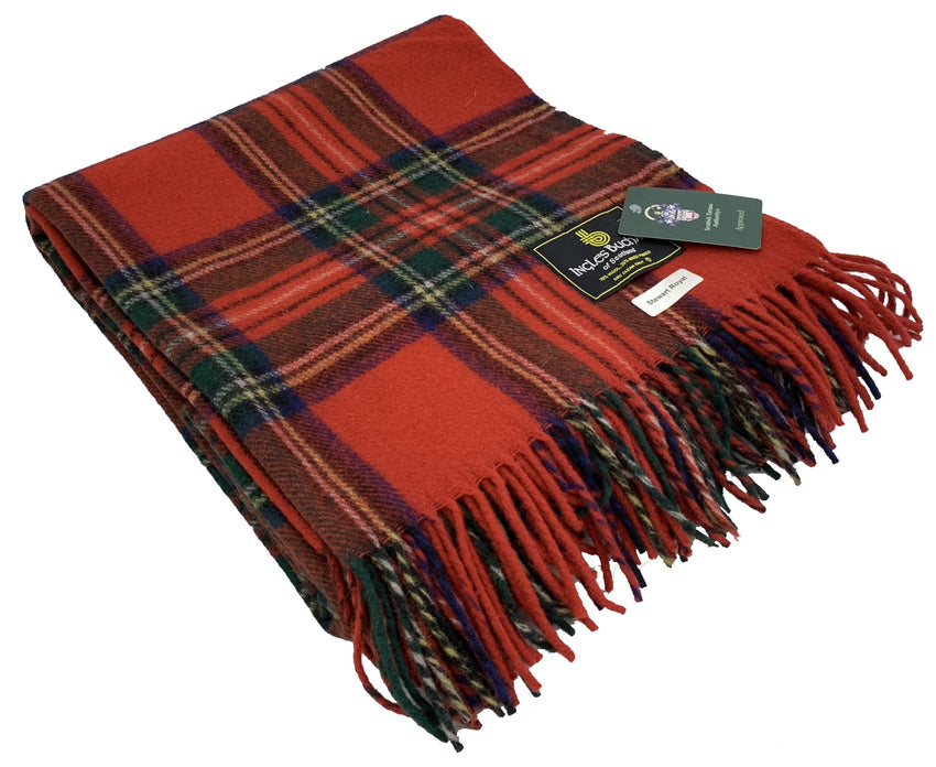"Royal Stewart" Wool Blend Blanket