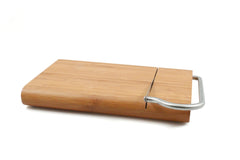 Cheese Serving Board | Bamboo with Stainless Steel Slicer Blade | Swissmar