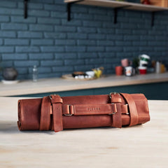 The Professional's Leather Knife Roll