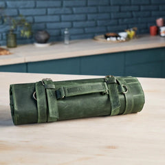 The Professional's Leather Knife Roll