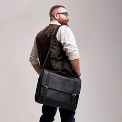 Laptop Messenger Leather bag