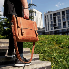 Laptop Messenger Leather bag