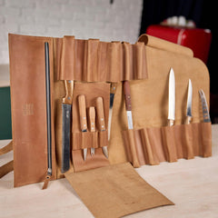 The Professional's Leather Knife Roll