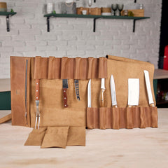 The Professional's Leather Knife Roll