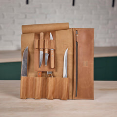 The Professional's Leather Knife Roll