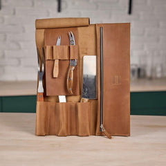 The Professional's Leather Knife Roll