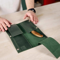 Personalized Leather Chefs Knife Case