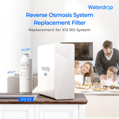 X12-F3 Filter for Waterdrop X12 Reverse Osmosis System | 1200 GPD