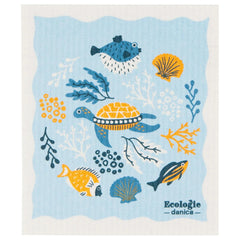 Swedish Dishcloth Under The Sea/Sponge Cloth