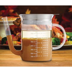 Gravy Strainer/Fat Separator - Glass (32 oz)