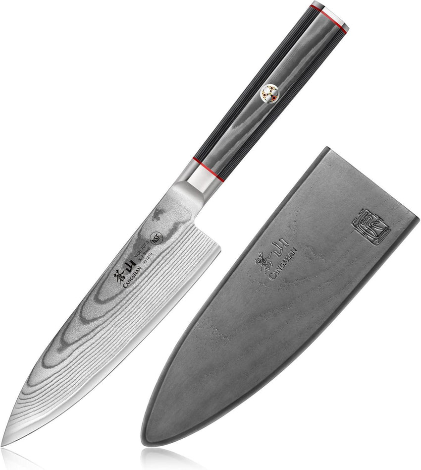 Cangshan Yari 6" Chefs Knife w/Sheath