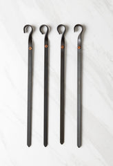 BBQ Skewers (4 Pack) - Hand Forged