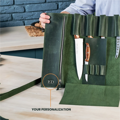 The Professional's Leather Knife Roll