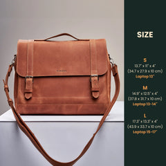 Laptop Messenger Leather bag