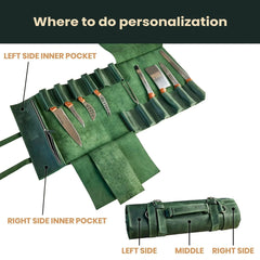 The Professional's Leather Knife Roll