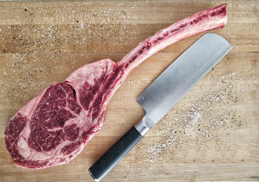 Tomahawk Steak | BMS 8-9 Wagyu