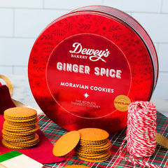 Dewey's Moravian Ginger Cookie Tin