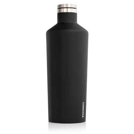 Corkcicle - Canteen - Thermos Wine Bottle - Black - 1.8 Liter (60