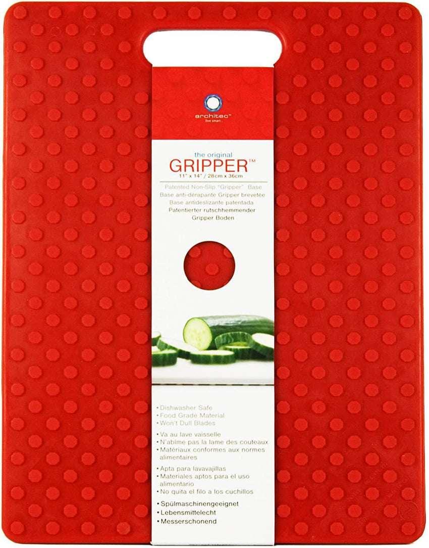 Architec Original Gripper Cutting Board 11" x 14" - Red