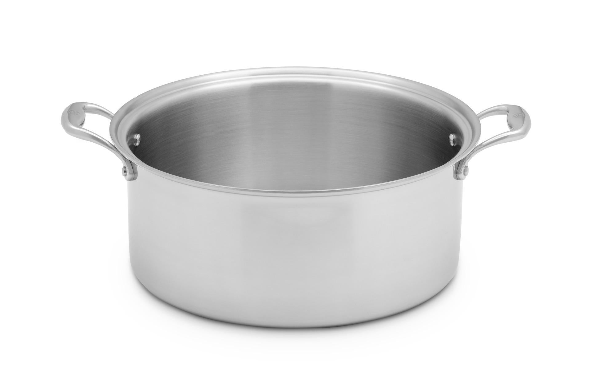 Heritage Steel Titanium Series 4 Quart Saucepan with Lid, 5-Ply Clad  Stainless Steel Cookware with 316Ti, Made in USA